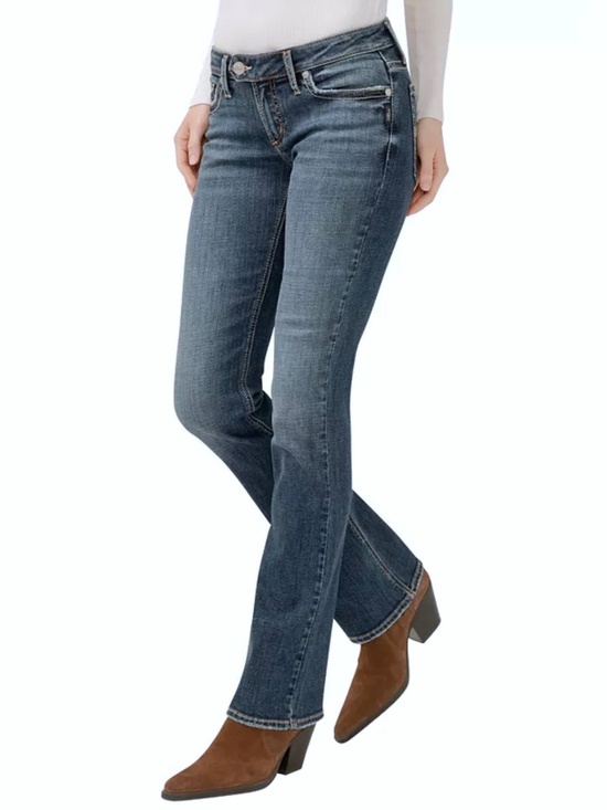 Silver Jeans Denim - Silver Jeans Tuesday 28 Bootcut Denim Blue Jean Low Rise 28x30 5-Pocket Tab